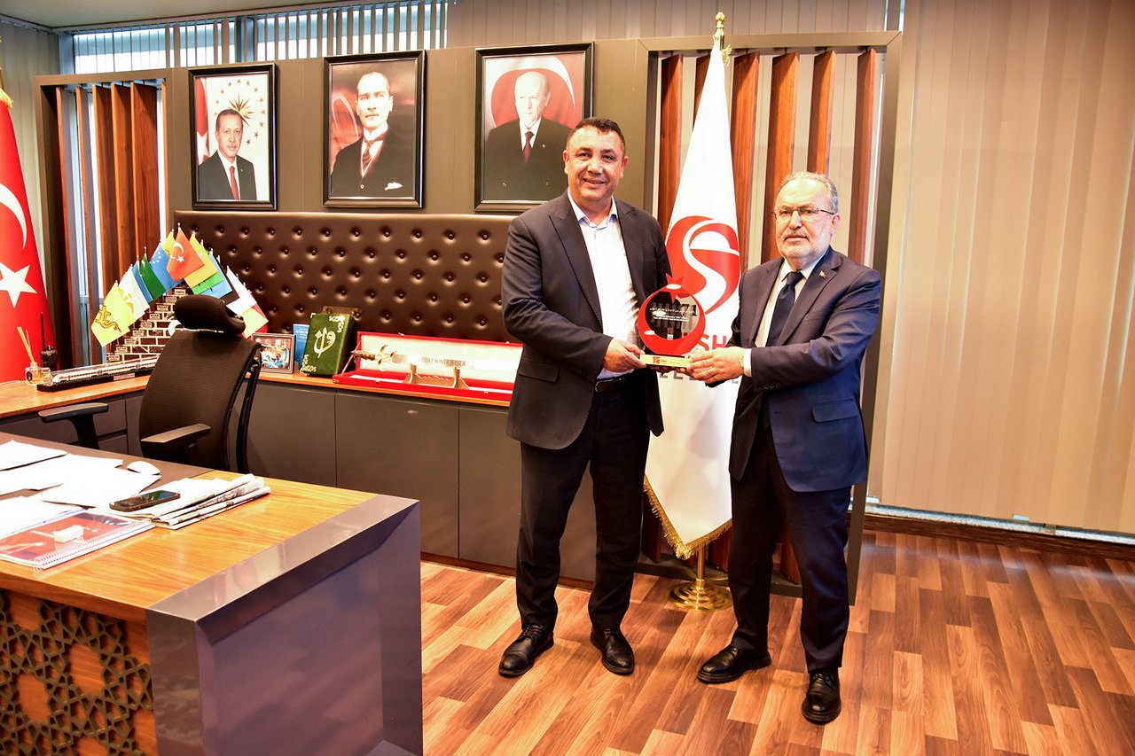 BAŞKANIMIZ, 15 TEMMUZ DERNEĞİ GENEL BAŞKANI İSMAİL HAKKI TURUNÇ AĞIRLADI