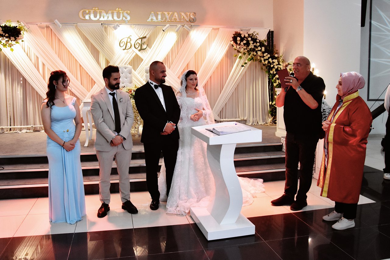 BAŞKAN YARDIMCIMIZ NECATİ YILMAZ, EZGİ EYLEM PALANCI VE BURAK PALANCI’NIN DÜĞÜNÜNE KATILDI