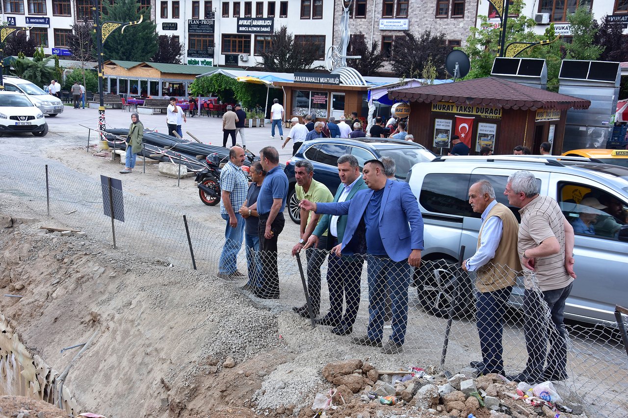 BAŞKANIMIZ OTOPARK PROJEMİZİ İNCELEDİ, HASBİHAL ETTİ, MUSTAFA ERGİN’İ EBEDİYETE UĞURLADI