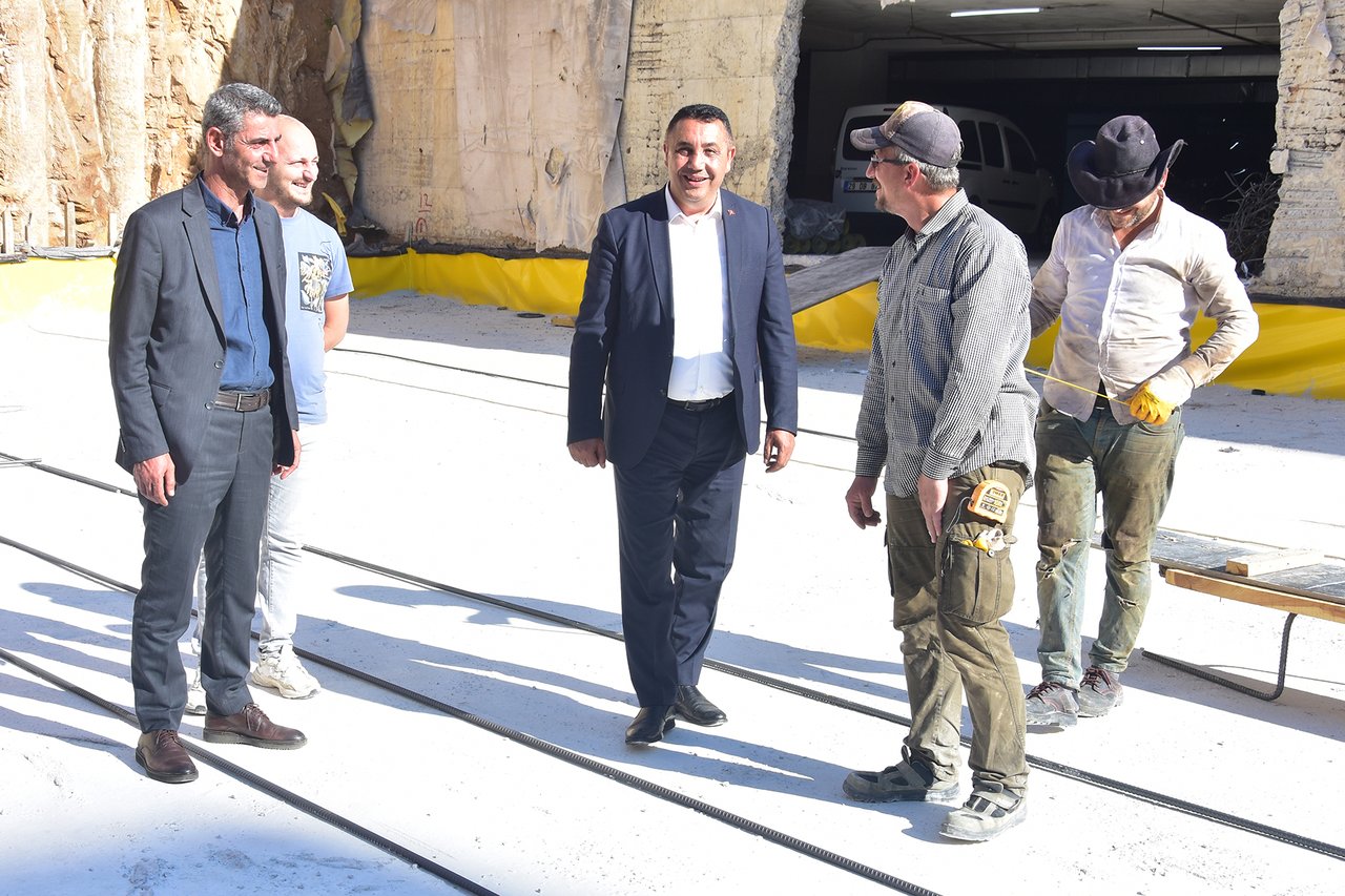 BAŞKANIMIZ, OTOPARK PROJEMİZİ İNCELEDİ, ABDULRAHMAN GENÇ'İ EBEDİYETE UĞURLADI, MİSAFİR AĞIRLADI