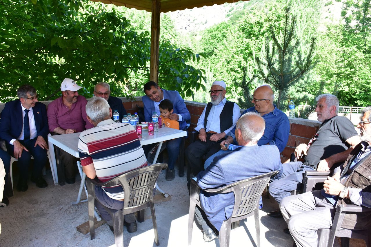 BAŞKANIMIZ, İLİMİZ GÜMÜŞ KAYA KÖYÜ SAKİNLERİNDEN ALİ EBEDİYETE UĞURLADI