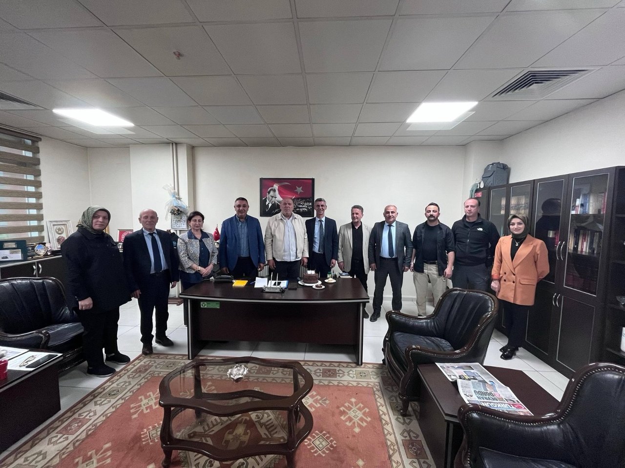 BAŞKANIMIZ, BELEDİYE BAŞKAN YARDIMCIMIZ NECATİ YILMAZ’IN DOĞUM GÜNÜNÜ KUTLADI
