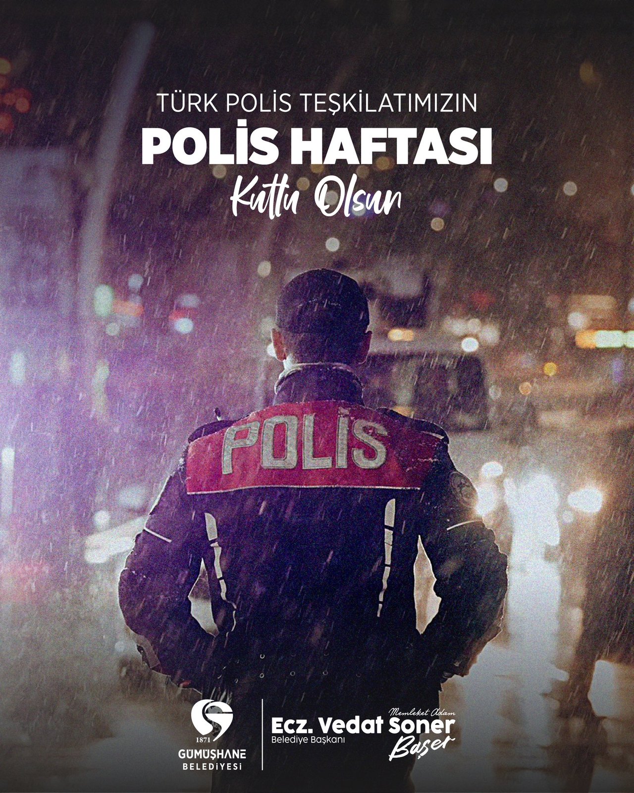 BAŞKANIMIZ, TÜRK POLİS TEŞKİLATIMIZIN 181’İNCİ KURULUŞ YIL DÖNÜMÜNÜ VE POLİS HAFTASINI KUTLADI