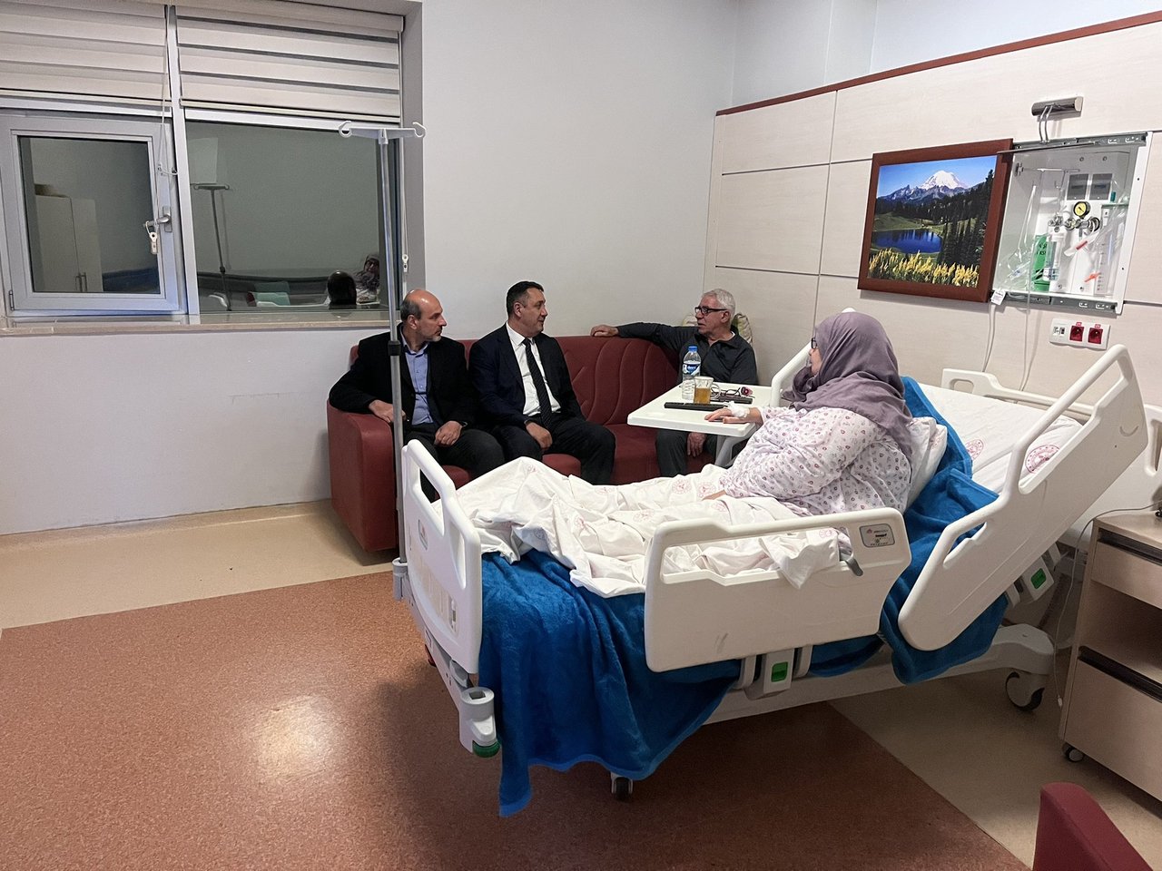 BAŞKANIMIZDAN, HASTA ZİYARETİ
