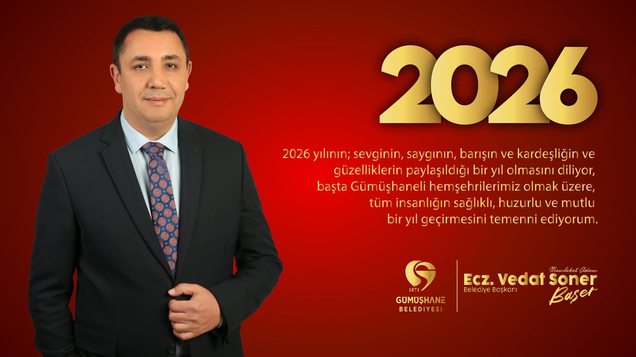 BAŞKANIMIZIN, YENİ YIL MESAJI