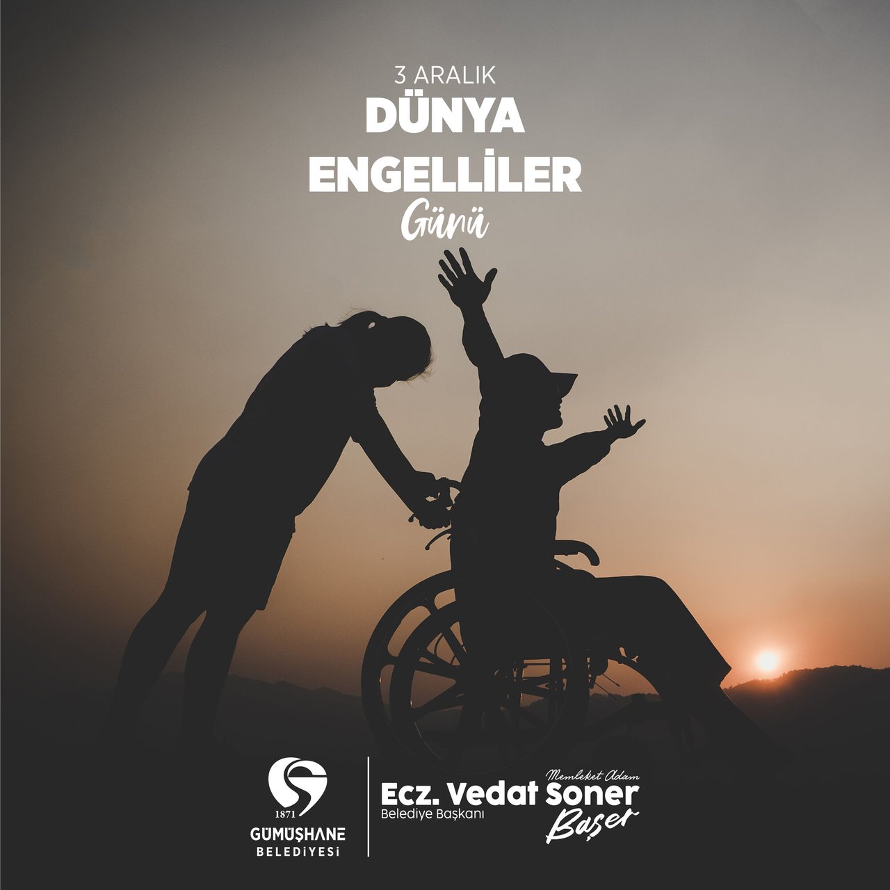 BAŞKANIMIZ, 3 ARALIK DÜNYA ENGELLİLER GÜNÜ’NÜ KUTLADI
