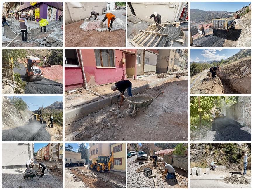 FEN İŞLERİ MÜDÜRLÜĞÜ EKİPLERİMİZ ÇALIŞMALARA ARALIKSIZ DEVAM EDİYOR