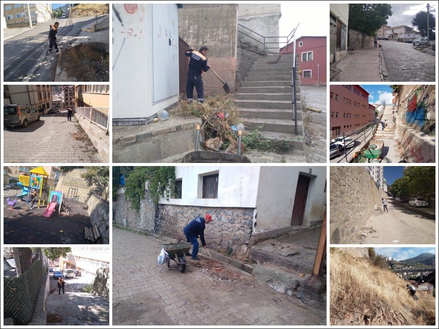 BELEDİYEMİZ TEMİZLİK İŞLERİ MÜDÜRLÜĞÜ TEMİZLİK ÇALIŞMALARI ARALIKSIZ DEVAM EDİYOR