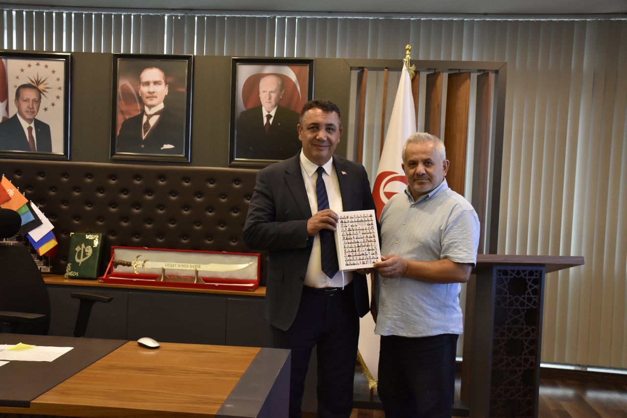 BAŞKANIMIZ ZİYARET KABUL ETTİ, SU ŞEBEKESİ HATTI KAYNAK ÇALIŞMALARINI İNCELEDİ