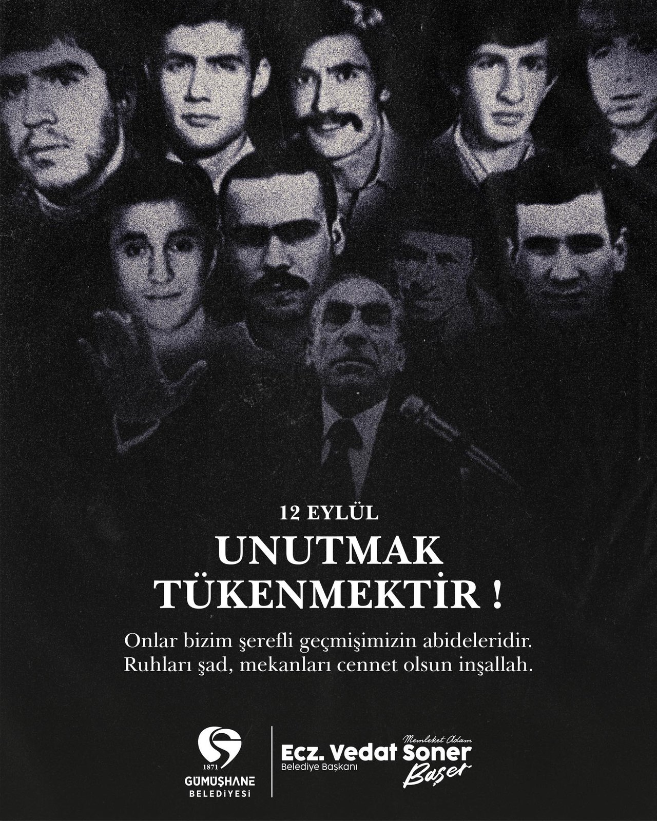 BAŞKANIMIZDAN, 12 EYLÜL MESAJI