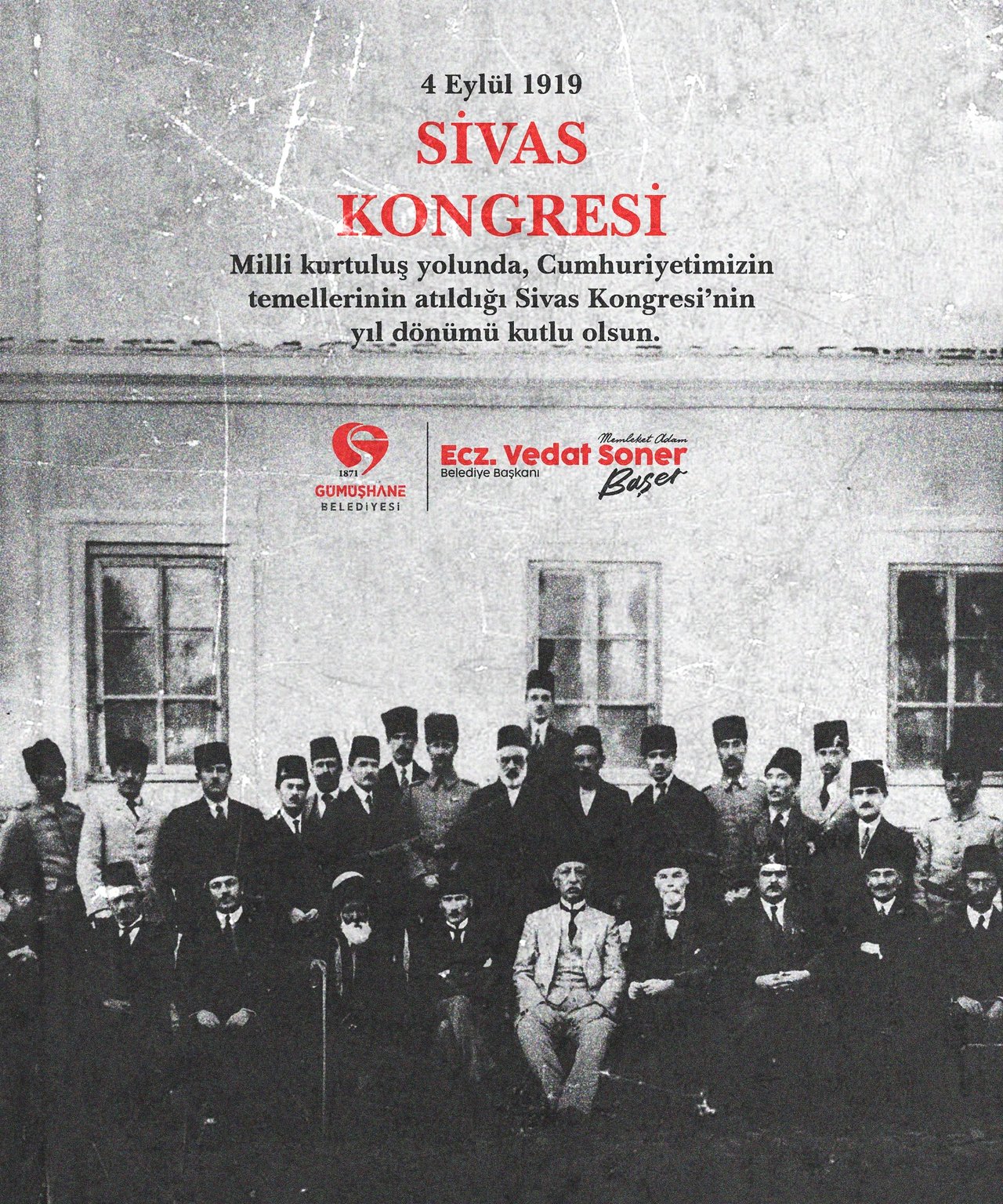 BAŞKANIMIZ, SİVAS KONGRESİ’NİN YIL DÖNÜMÜ KUTLADI