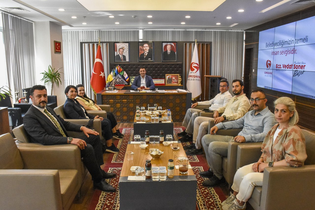 BAŞKANIMIZ, AKILLI ŞEHİR ÇALIŞMALARI HAKKINDA KARŞILIKLI GÖRÜŞ ALIŞVERİŞİNDE BULUNDU