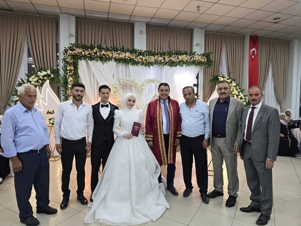BAŞKANIMIZ, DÜĞÜN TÖRENLERİNE KATILDI, NİKAH KIYDI