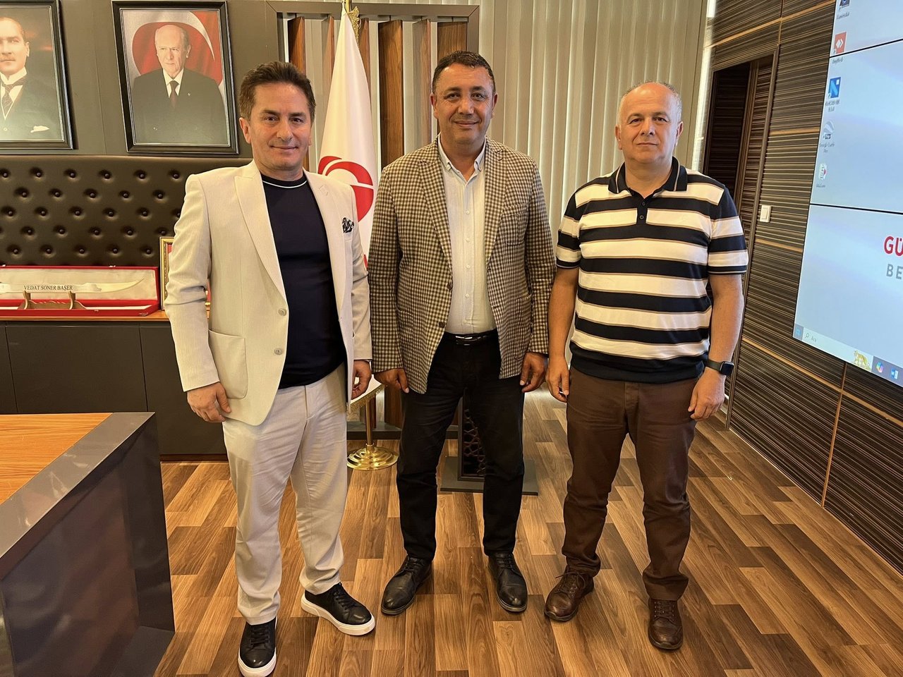 BAŞKANIMIZA ZİYARET