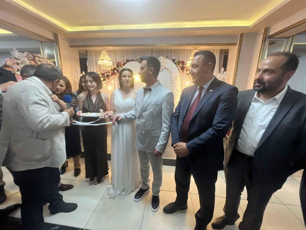 BAŞKANIMIZ, KUTLUAY BAŞER İLE İKBAL CEYDA ÖZTÜRK’ÜN KIZ İSTEME VE NİŞAN TÖRENİNE KATILDI