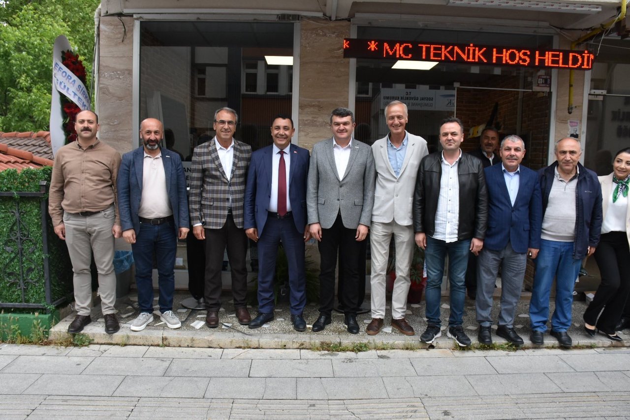 BAŞKANIMIZ, M.C. TEKNİK İSİMLİ İŞ YERİNİN AÇILIŞINI GERÇEKLEŞTİRDİ
