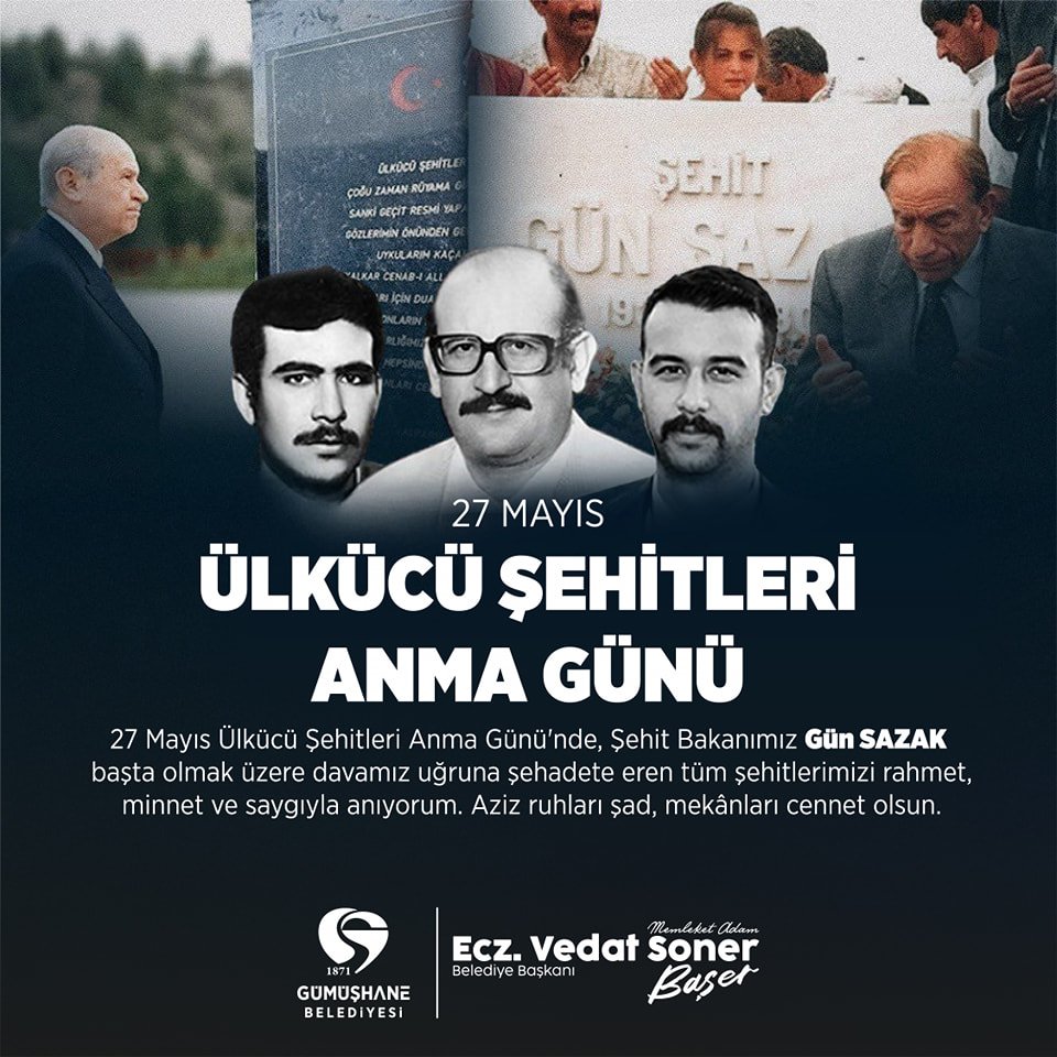 BAŞKANIMIZ, 27 MAYIS ÜLKÜCÜ ŞEHİTLERİ ANMA GÜNÜ’NDE TÜM ŞEHİTLERİMİZİ RAHMETLE ANDI