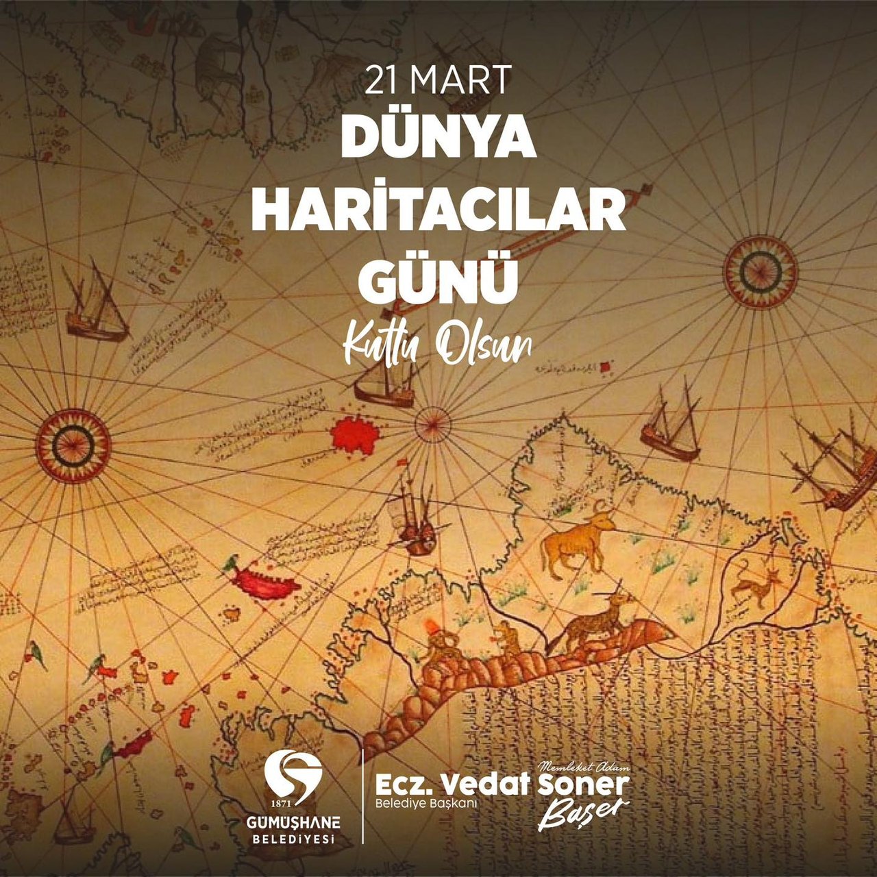 BAŞKANIMIZ, 21 MART DÜNYA HARİTACILAR GÜNÜ’NÜ KUTLADI