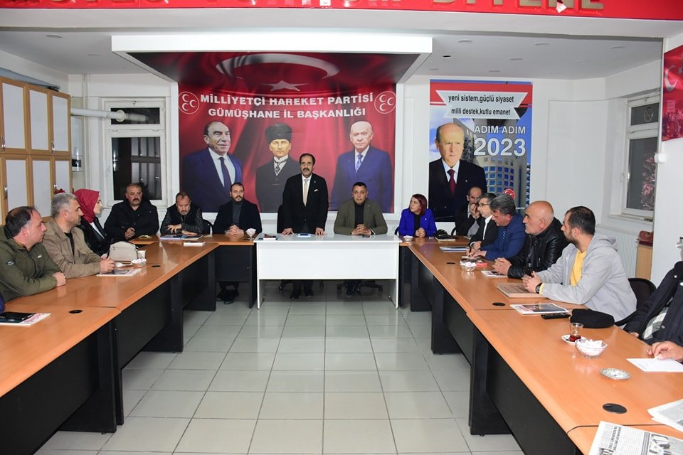 BAŞKANIMIZ, MİLLİYETÇİ HAREKET PARTİSİ İL BAŞKANLIĞIMIZIN İSTİŞARE TOPLANTISINA KATILDI