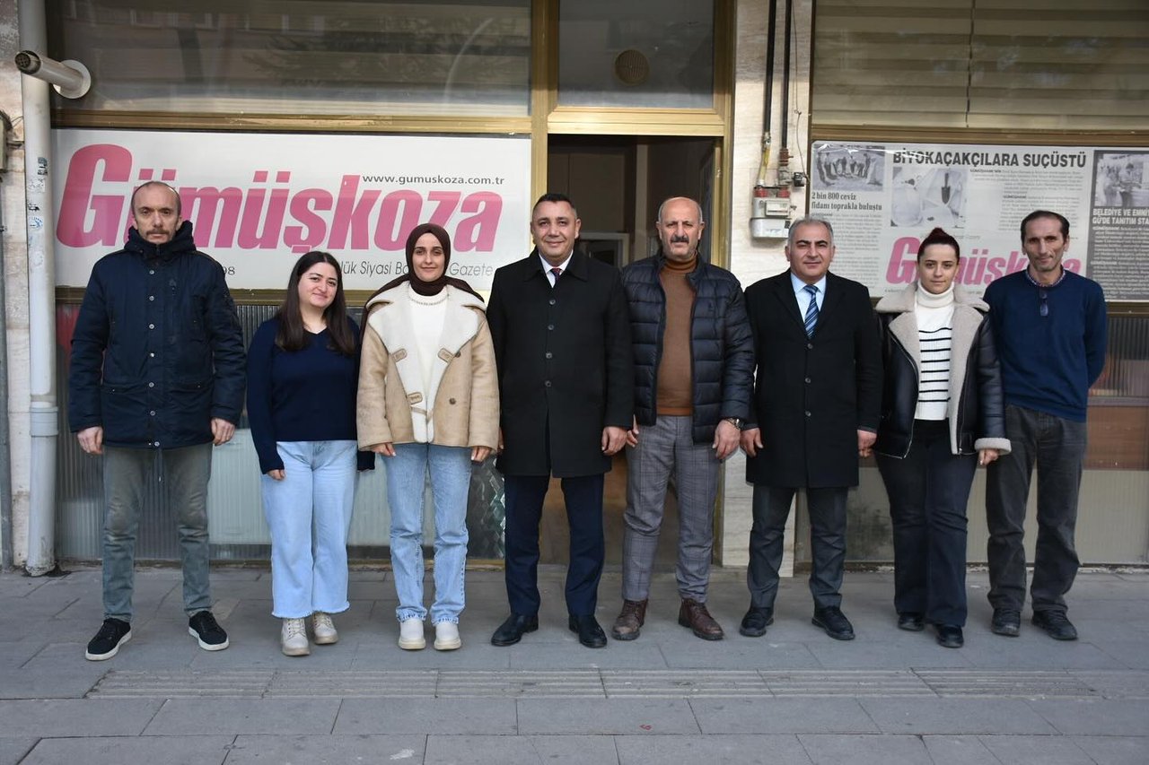 BAŞKANIMIZ, GÜMÜŞKOZA GAZETESİ’NİN 20. KURULUŞ YIL DÖNÜMÜ VESİLESİYLE ZİYARET ETTİ