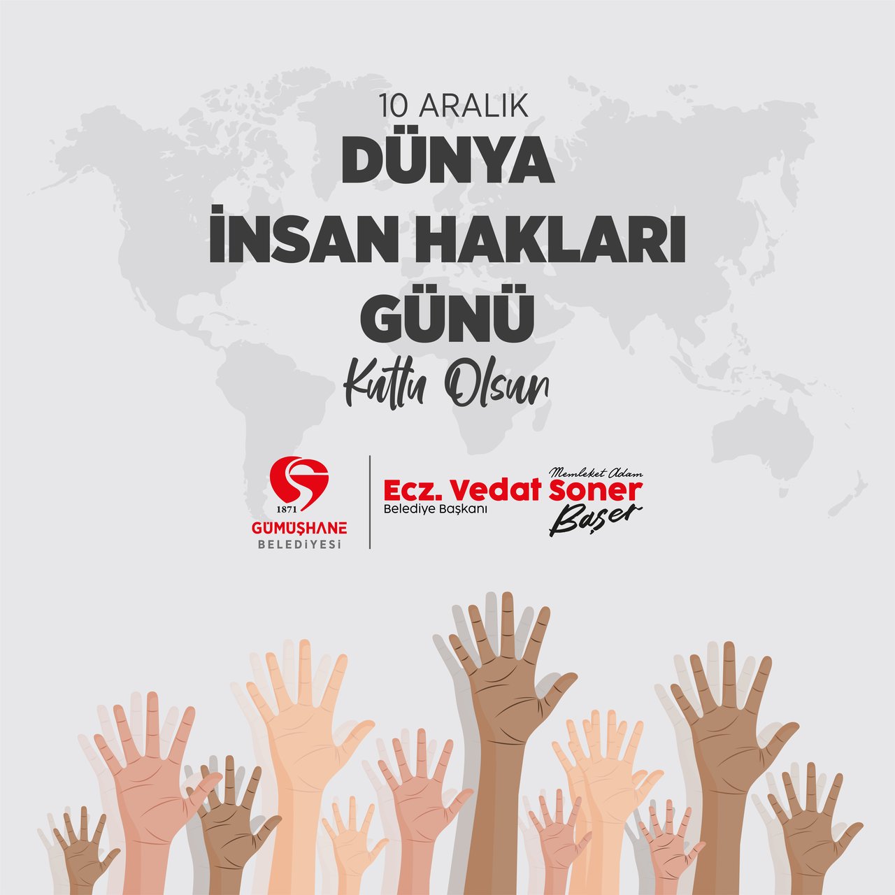 BAŞKANIMIZ, 10 ARALIK DÜNYA İNSAN HAKLARI GÜNÜ’NÜ KUTLADI