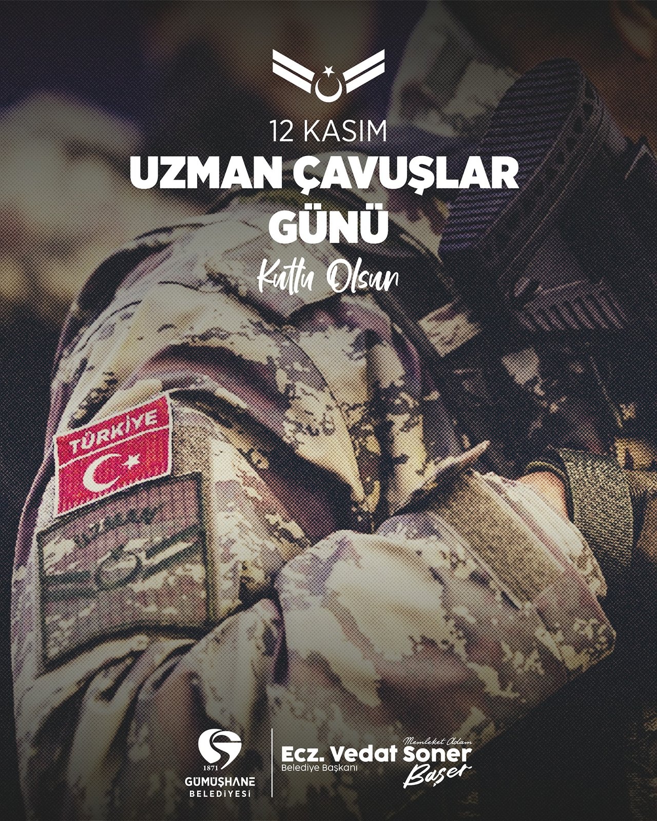 BAŞKANIMIZ, 12 KASIM UZMAN ÇAVUŞLAR GÜNÜ KUTLADI
