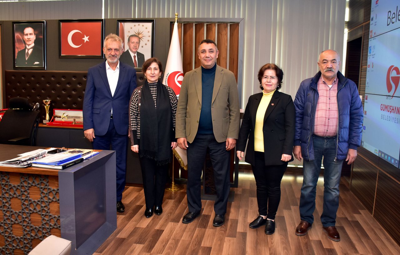 ATATÜRKÇÜ DÜŞÜNCE DERNEĞİ GÜMÜŞHANE ŞUBESİNDEN BAŞKANIMIZA ZİYARET