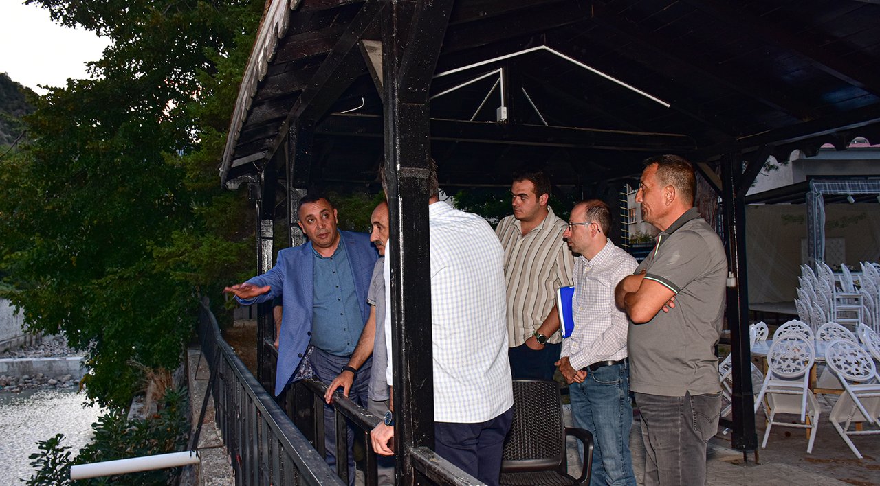 BAŞKANIMIZ, HARSİT ÇAYI ISLAH PROJESİNİN DEVAM EDEN ÇALIŞMALARINI İNCELEDİ
