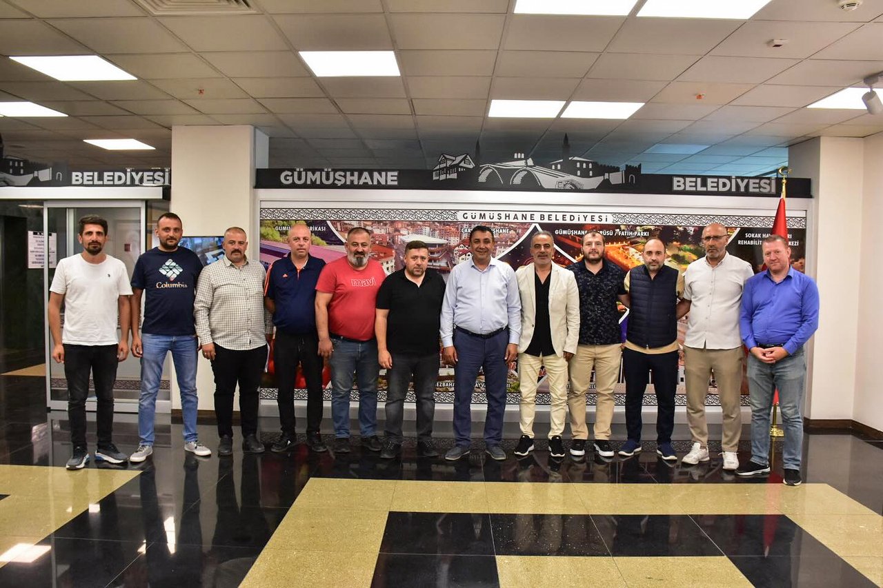 GÜMÜŞHANESPOR KULÜP BAŞKANI EROL OCAK’DAN BAŞKANIMIZA ZİYARET