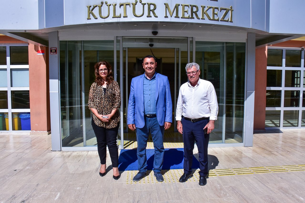 BAŞKANIMIZ, İL KÜLTÜR VE TURİZM MÜDÜRÜNÜ ZİYARET ETTİ