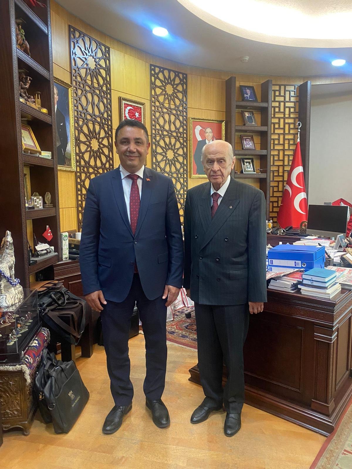 BAŞKANIMIZDAN GENEL BAŞKANIMIZ DR. DEVLET BAHÇELİ’YE ZİYARET