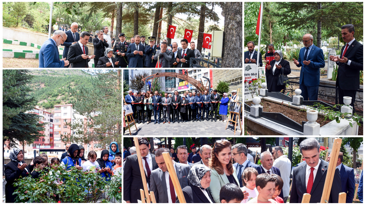 BAŞKAN VEKİLİMİZ HATİCE IŞIK GÜRÇINAR, ŞEHİT KABRİ ZİYARET ETTİ, FOTOĞRAF SERGİSİ AÇILIŞINA KATILDI