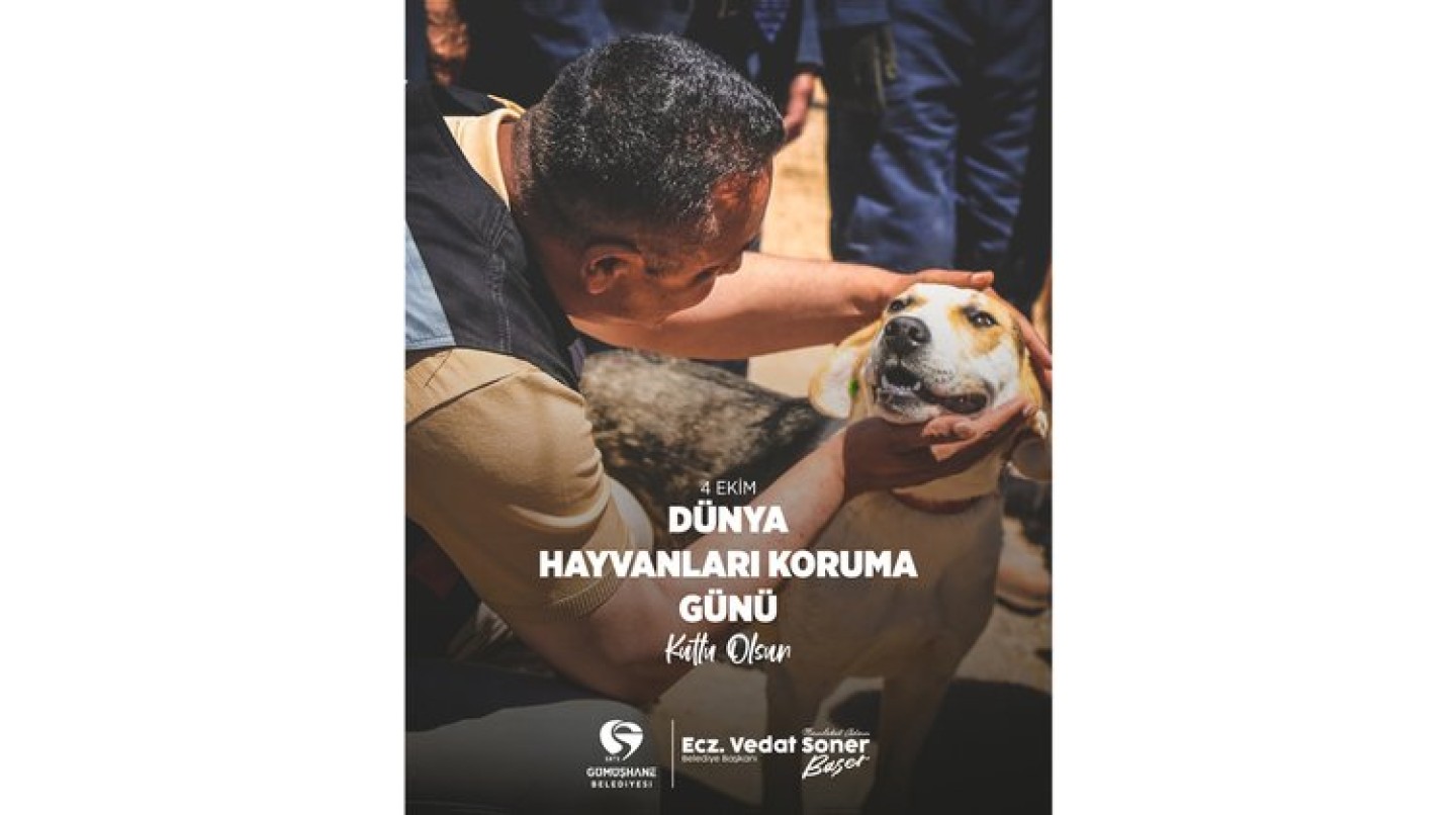 BAŞKANIMIZ, 4 EKİM HAYVANLARI KORUMA GÜNÜ KUTLLADI