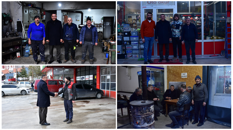 BAŞKANIMIZ, BAĞLARBAŞI SANAYİ SİTESİNDE FAALİYET GÖSTEREN ESNAFLARIMIZI ZİYARET ETTİ