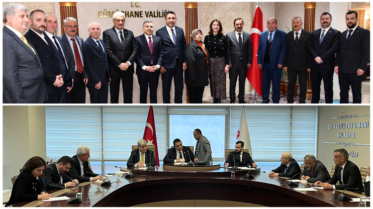 BAŞKANIMIZ, BELEDİYE MECLİS ÜYELERİMİZ İLE VALİMİZ SAYIN CEVDET ATAY’I MAKAMINDA ZİYARET ETTİ