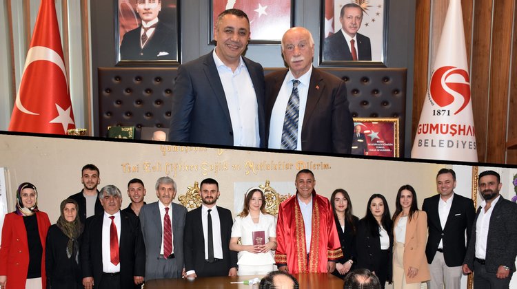 BAŞKANIMIZ, BELEDİYEMİZ KÜLTÜR VE SOSYAL İŞLER MÜDÜRÜ BADDAL BAYAR’I MAKAMINDA AĞIRLADI, NİKAH KIYDI