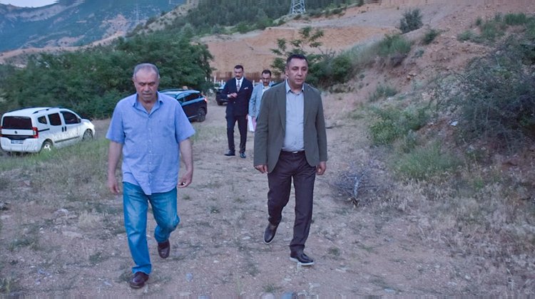 BAŞKANIMIZ, BELEDİYEMİZE HARFİYAT DÖKÜM SAHALARI İÇİN TESPİT ÇALIŞMALARINDA BULUNDU