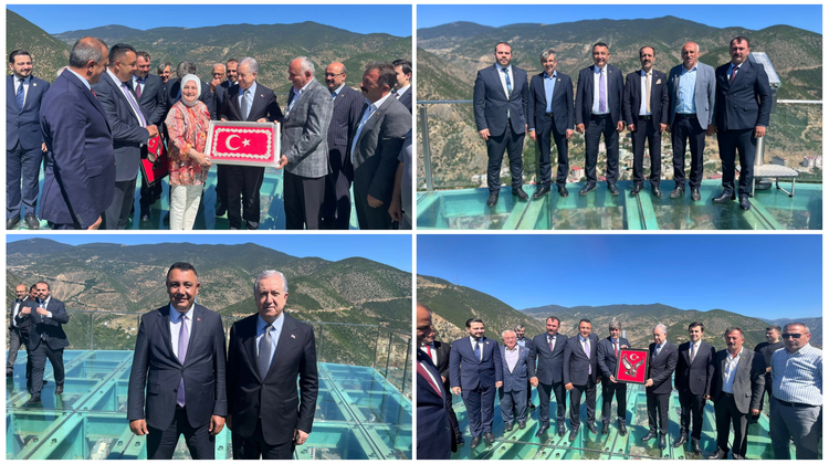BAŞKANIMIZ, CAM TERASTA GERÇEKLEŞEN KAHVALTI PROGRAMINA KATILDI