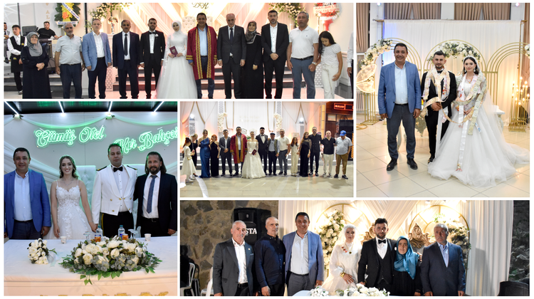 BAŞKANIMIZ, DÜĞÜN MERASİMLERİNE KATILDI, NİKAH KIYDI