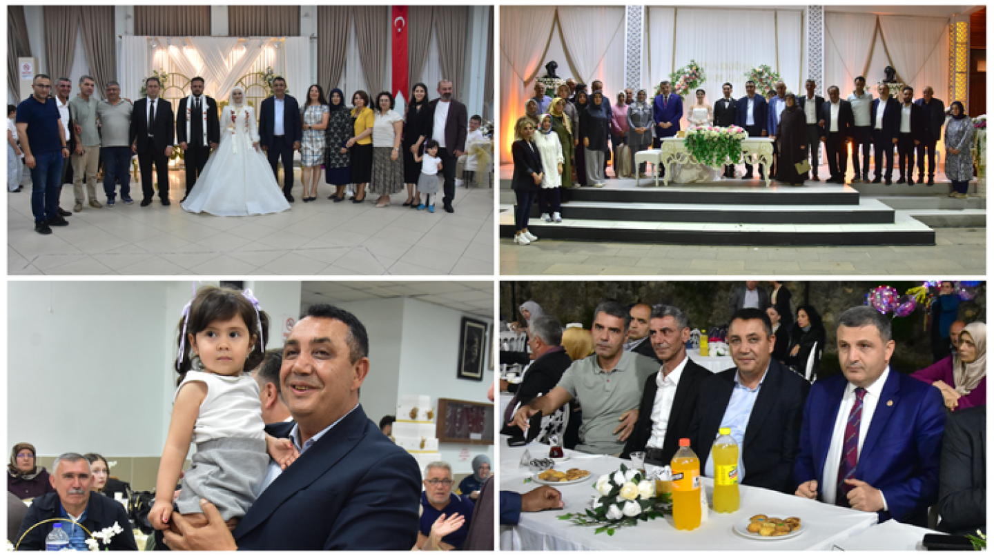 BAŞKANIMIZ, DÜĞÜN MERASİMLERİNE KATILDI