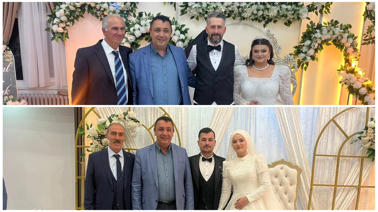 BAŞKANIMIZ, DÜĞÜN TÖRENLERİNE KATILIM SAĞLADI