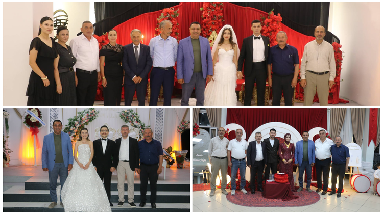 BAŞKANIMIZ, DÜĞÜN VE KINA TÖRENLERİNE KATILDI