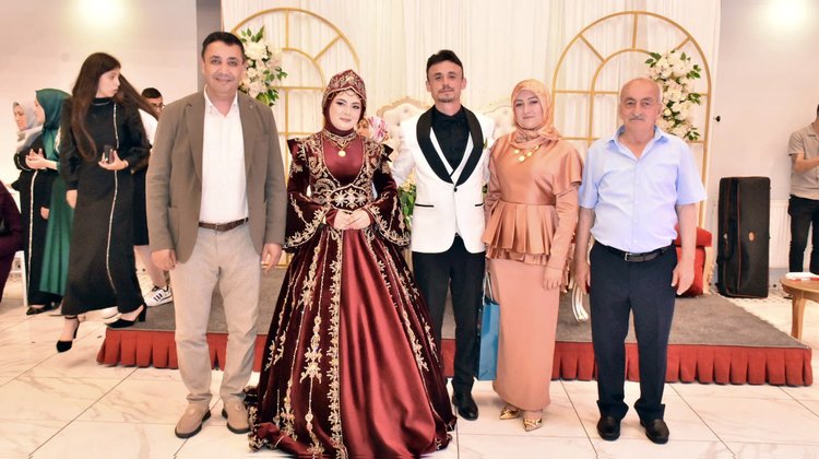 BAŞKANIMIZ, ELİF ÖZDEMİR VE MUHAMMED KAÇAN ÇİFTİMİZİN DÜĞÜNÜNE KATILDI