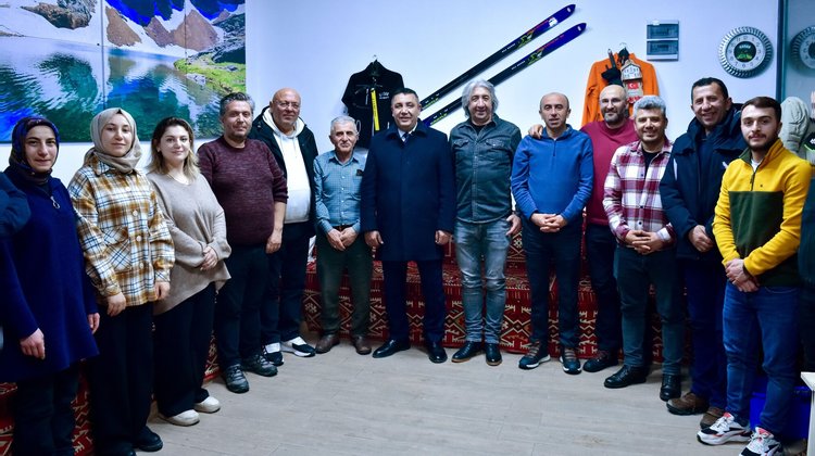 BAŞKANIMIZ, GÜMÜŞHANE DAĞCILIK, DOĞA SPORLARI VE GENÇLİK DERNEĞİNİ ZİYARET ETTİ