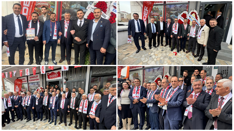BAŞKANIMIZ, GÜMÜŞHANE DERNEKLER FEDERASYONU (GÜDEF) YENİ HİZMET BİNASI AÇILIŞINA KATILDI