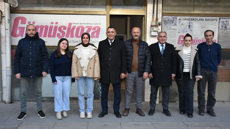 BAŞKANIMIZ, GÜMÜŞKOZA GAZETESİ’NİN 20. KURULUŞ YIL DÖNÜMÜ VESİLESİYLE ZİYARET ETTİ