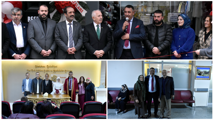 BAŞKANIMIZ, HASTA ZİYARETİNDE BULUNDU, NİKAH KIYDI, İŞYERİ AÇILIŞINA KATILDI