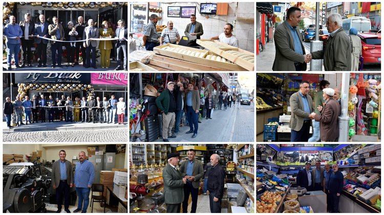 BAŞKANIMIZ, İŞYERİ AÇILIŞ TÖRENİ VE KIYMETLİ ESNAFIMIZ İLE VATANDAŞLARIMIZI ZİYARET ETTİ