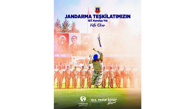 BAŞKANIMIZ, JANDARMA GENEL KOMUTANLIĞI’NIN 187. KURULUŞ YIL DÖNÜMÜNÜ KUTLADI