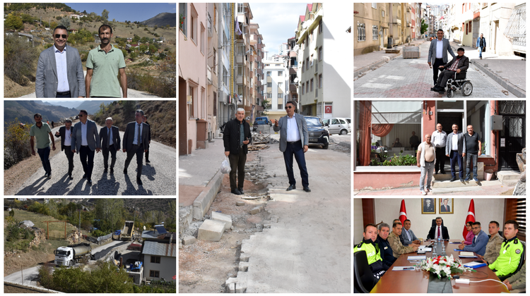 BAŞKANIMIZ, KARAYOLU TRAFİK GÜVENLİĞİ TOPLANTISINA KATILDI ASFALT VE PARKE ÇALIŞMALARINI İNCELEDİ